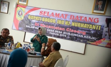Bupati Bogor Fokuskan Peningkatan Infrastruktur Di Kecamatan Ciseeng