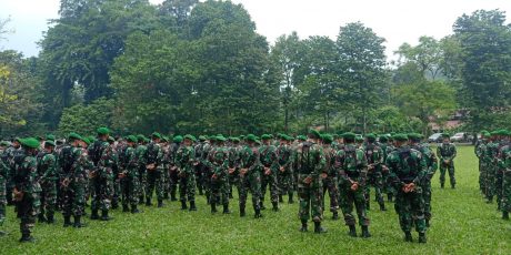 Brigjen TNI Rudy Saladin Hadiri Apel Gabungan Pengamanan Unjuk Rasa