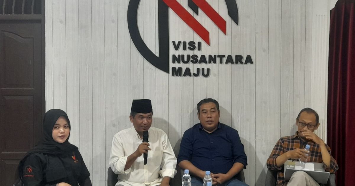 Diskusi media yang digelar oleh Gerakan untuk Indonesia Adil dan Demokratis (GIAD) bersama Vinus Forum di Seknas LS Vinus, Cibinong, Kabupaten Bogor, Kamis (7/5/2026).