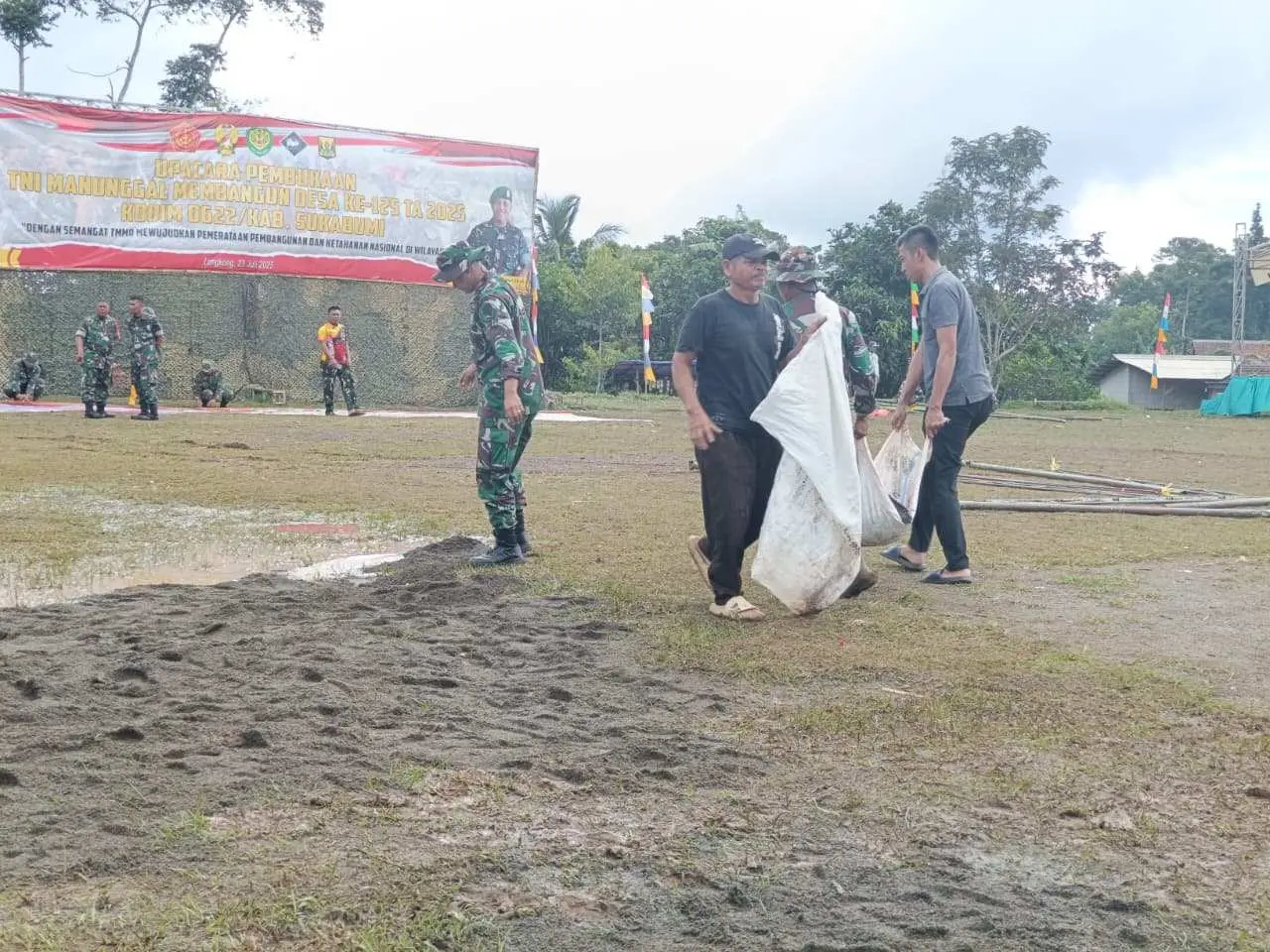 Jelang Puncak TMMD Ke-125: Sinergi TNI dan Masyarakat Mewujudkan Pembangunan Berkelanjutan