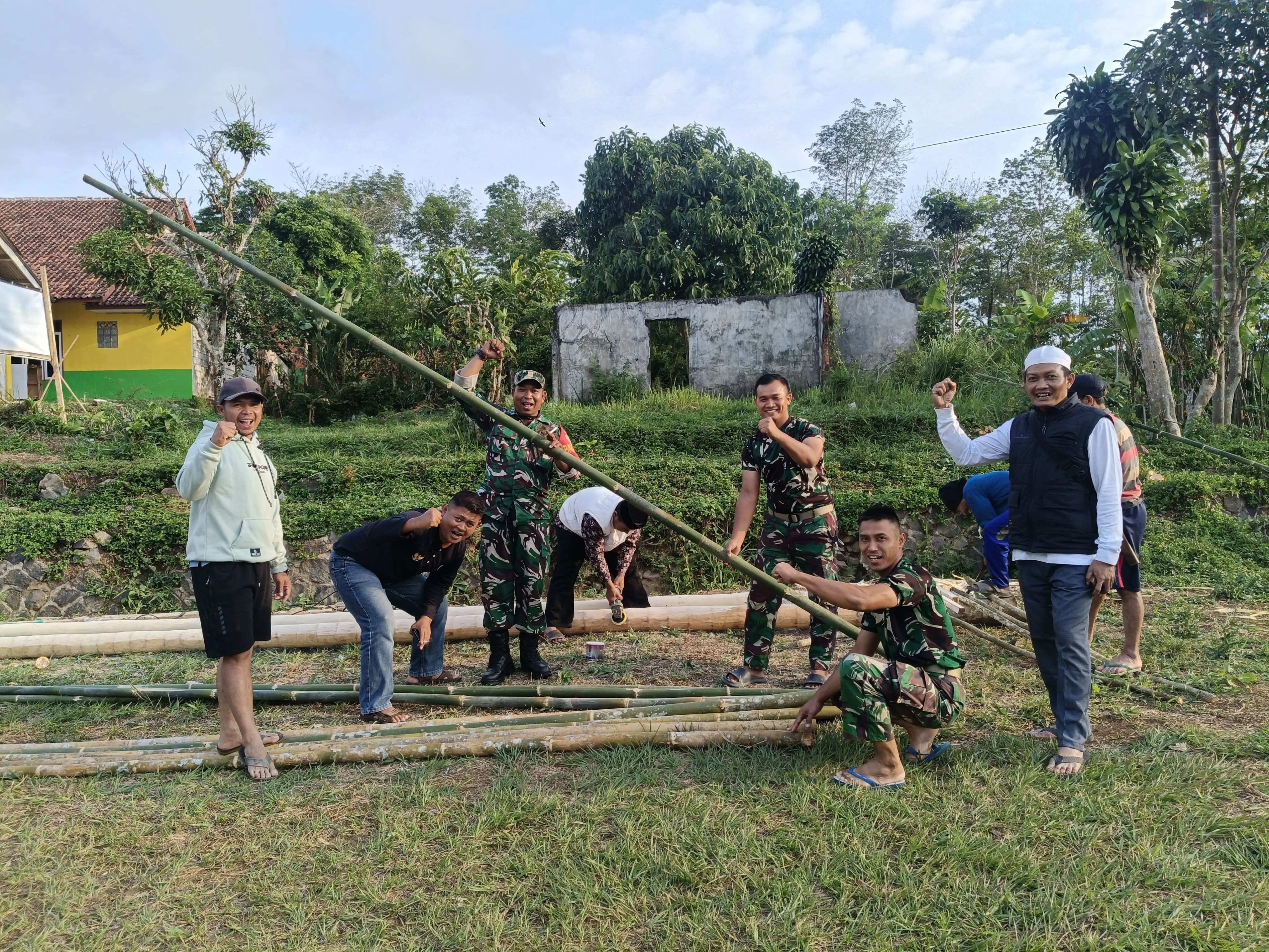 Satgas TMMD 125 Panaskan Langkapjaya! Hitung Mundur Menuju Ledakan HUT RI ke-80