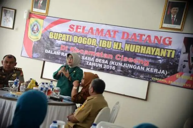 Bupati Bogor Fokuskan Peningkatan Infrastruktur Di Kecamatan Ciseeng