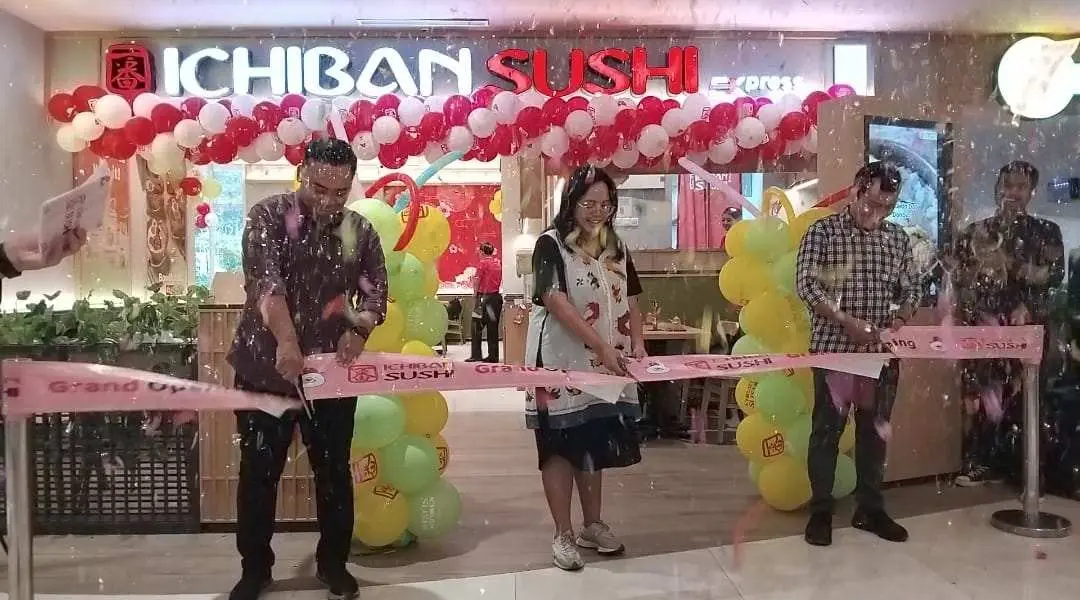 Ichiban Sushi Buka Outlet Ichiban Express keempat di Transmart Yasmin Bogor