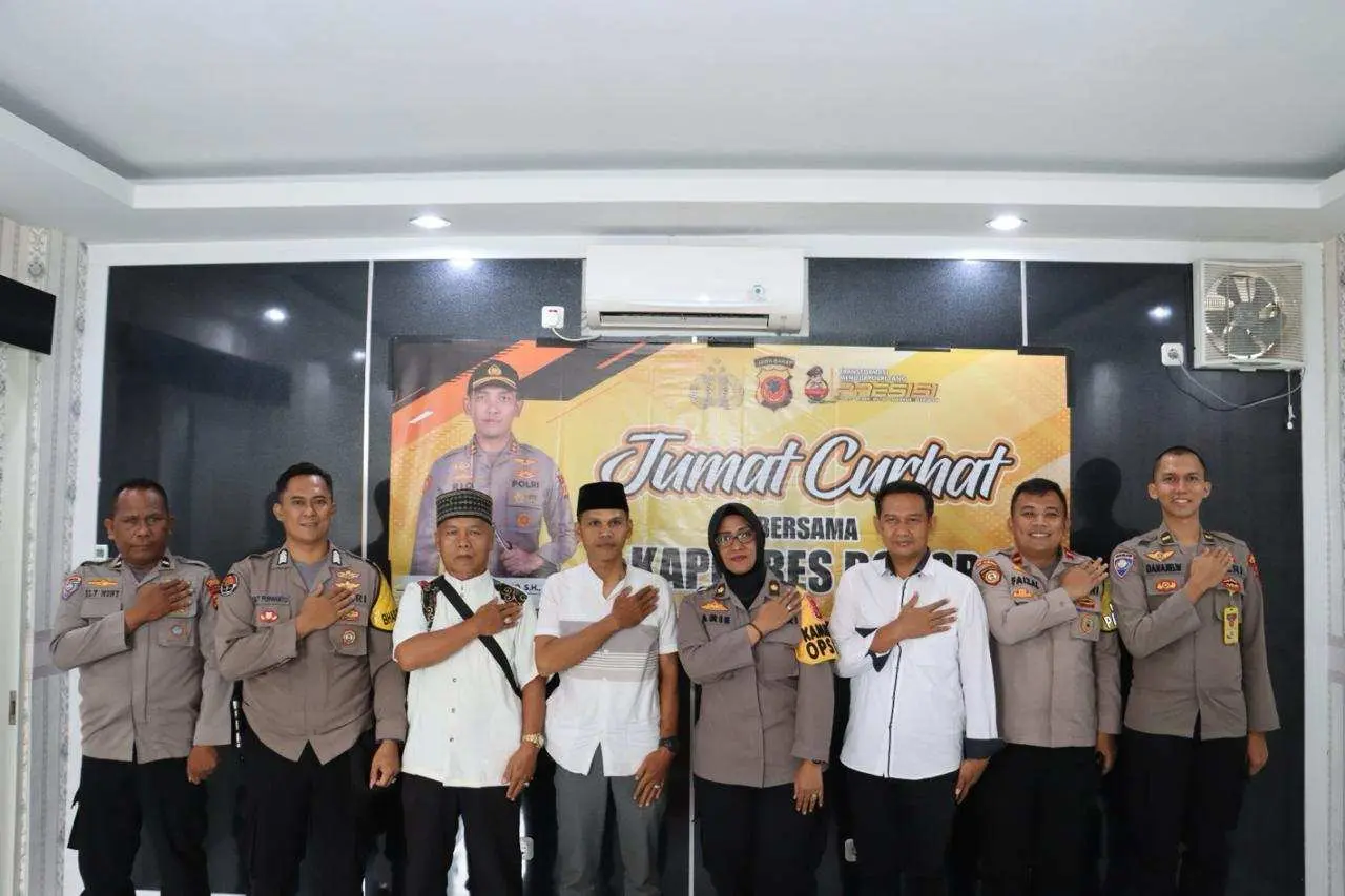 Polres Bogor Melayani Langsung Masyarakat di Jumat Curhat