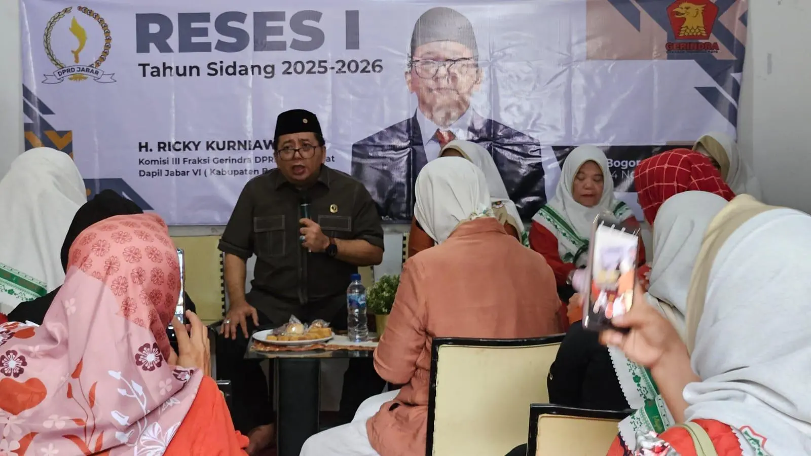 Ricky Kurniawan Serap Aspirasi Masyarakat Dalam Reses I di Cibinong