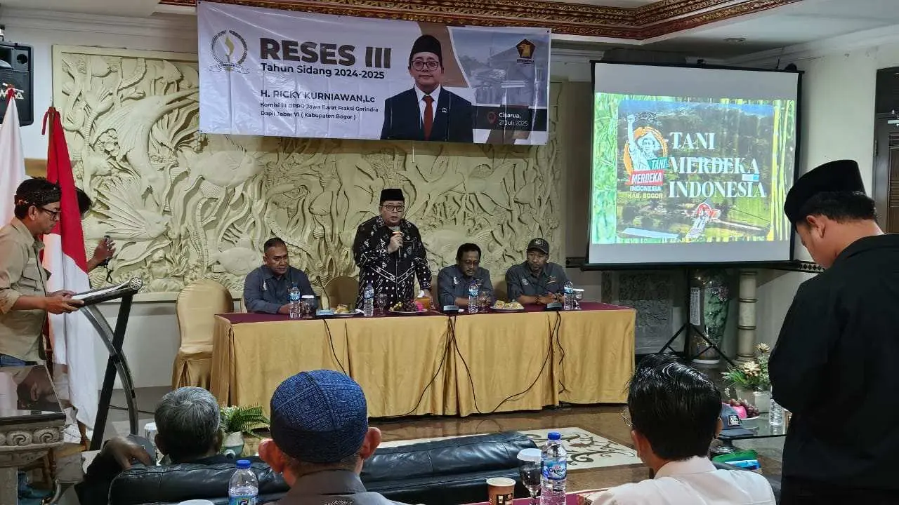 Ricky Kurniawan Reses di Megamendung, Dorong Pemuda Tani Implementasikan Perda Kepemudaan