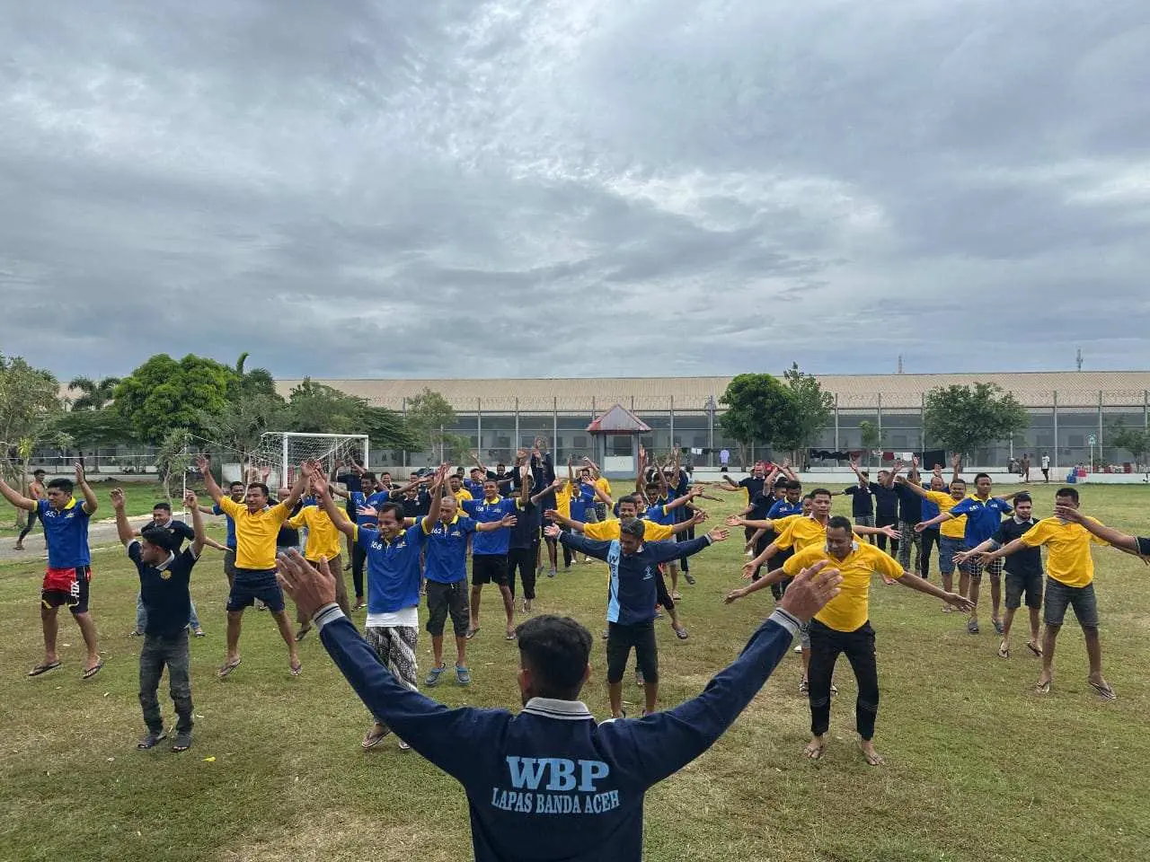 Upaya Pemenuhan Hak WBP, Lapas Kelas IIA Banda Aceh gelar Senam Jasmani Akhir Pekan