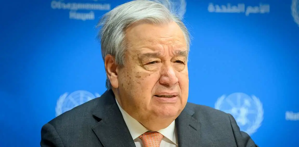 Sekjen PBB Guterres Kecam Israel Atas Pembunuhan Warga Gaza