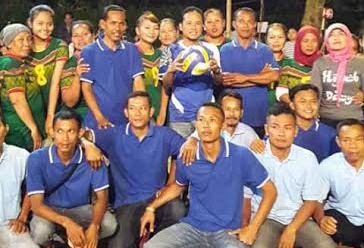 Desa Sasakpanjang Adakan Turnamen Volly Ball Antar RW
