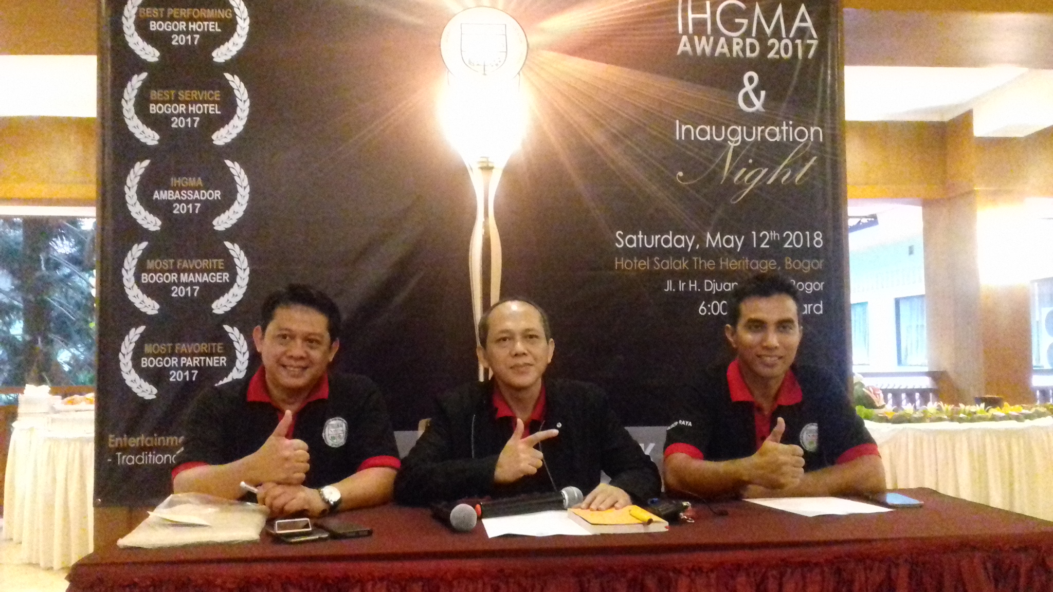 IHGMA Awards dan Inauguration 2016 Chapter Bogor Raya