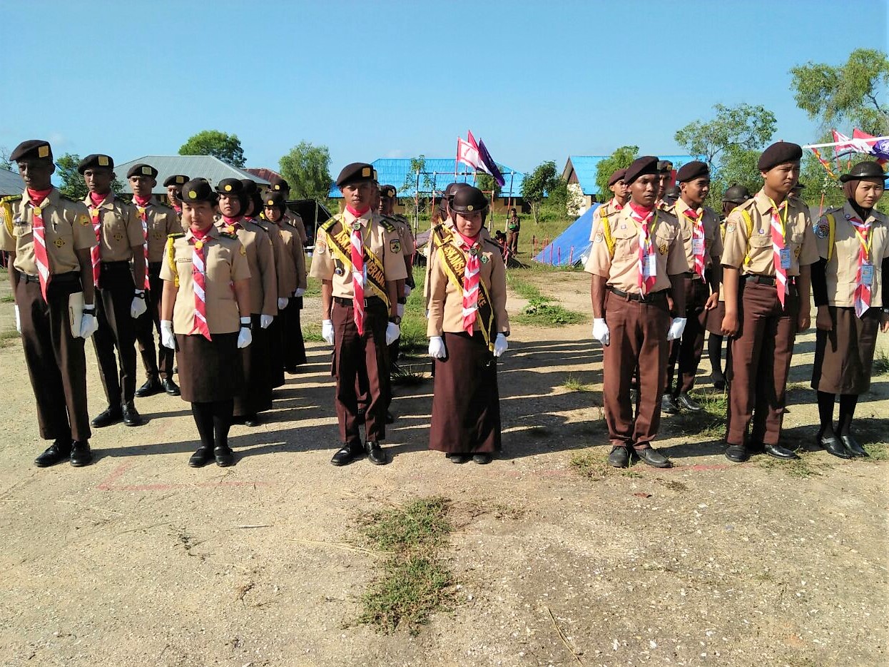 Satgas YONIF 315/Garuda dan UNMUS Gelar Lomba Baris Berbaris Tingkat SMA Se-Kabupaten Merauke