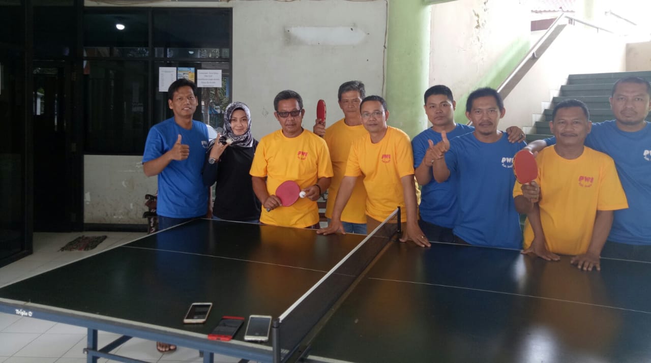 PWI Kabupaten Bogor Gelar Turnamen Tenis Meja Antar Wartawan
