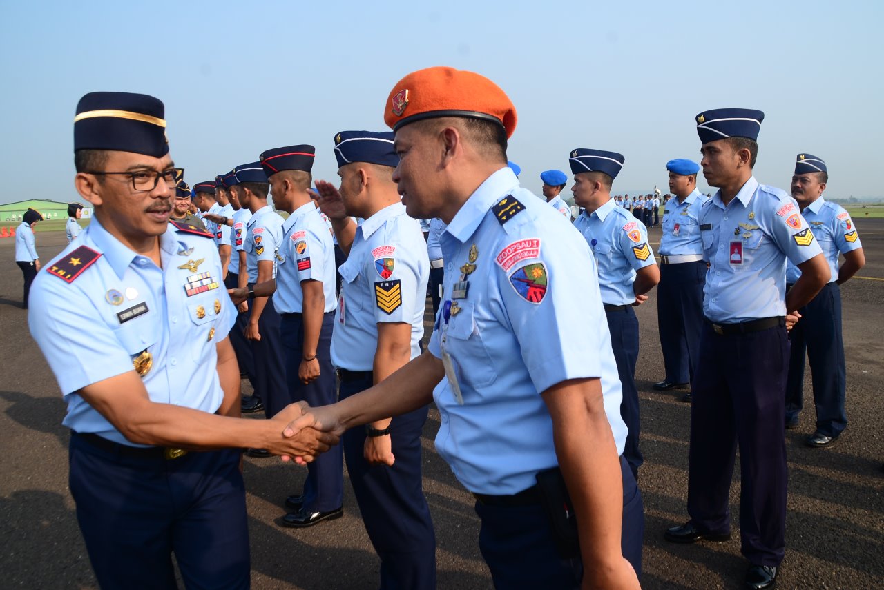 Danlanud ATS: Kadar Kedisiplinan, Loyalitas, dan Kualitas Kerja Prajurit TNI AU Perlu Terus Ditingkatkan