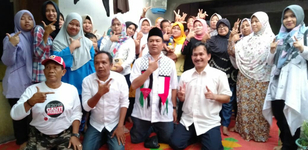 Caleg Lukman dan Edward Silaturahmi Warga Bogor Sambil Doa Milad Capres Prabowo