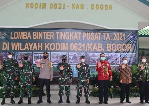 Dandim 0621/Kab.Bogor: Lomba Binter Tingkat Pusat dapat Tingkatkan Kegiatan Teritorial Mulai dari Mako hingga Babinsa