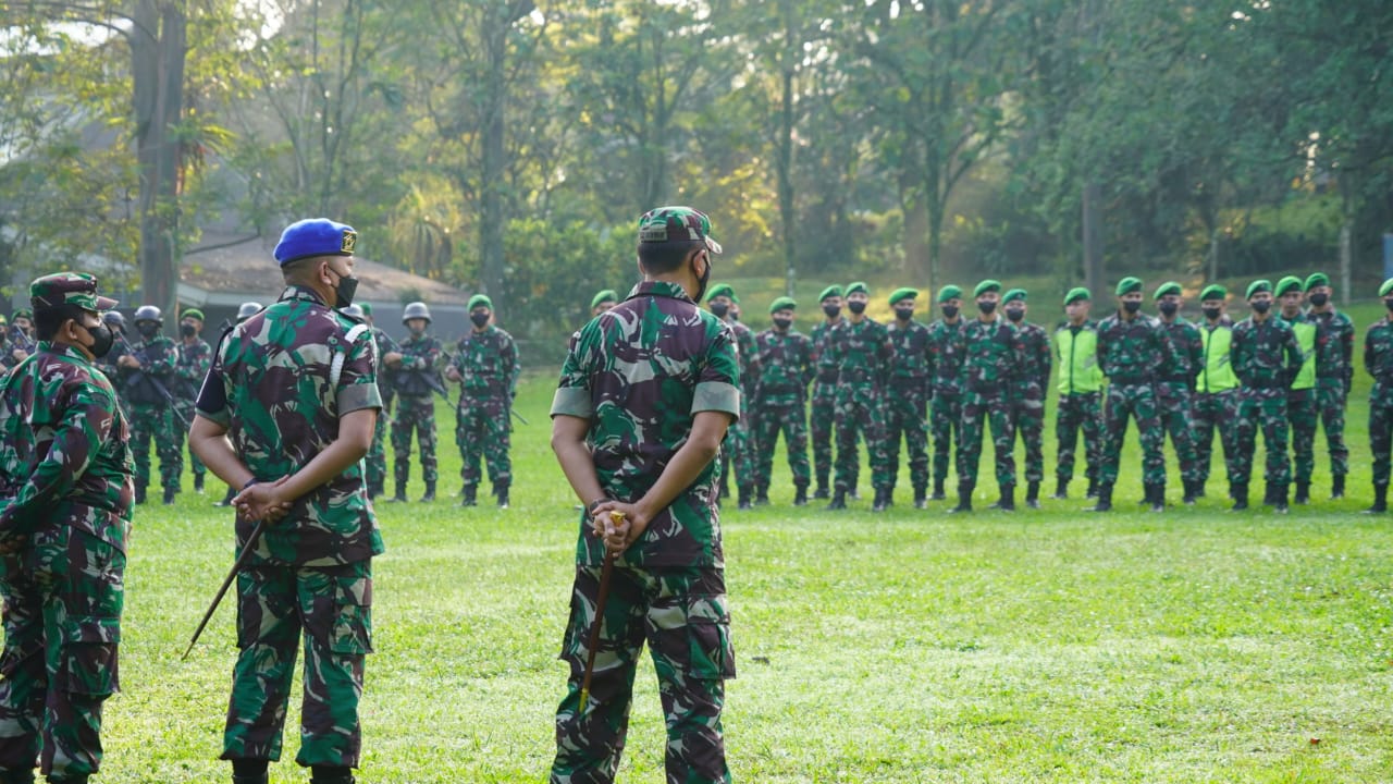 Korem 061/Sk Laksanakan Apel Pasukan Pam VVIP Tamu Negara Presiden Timor Leste