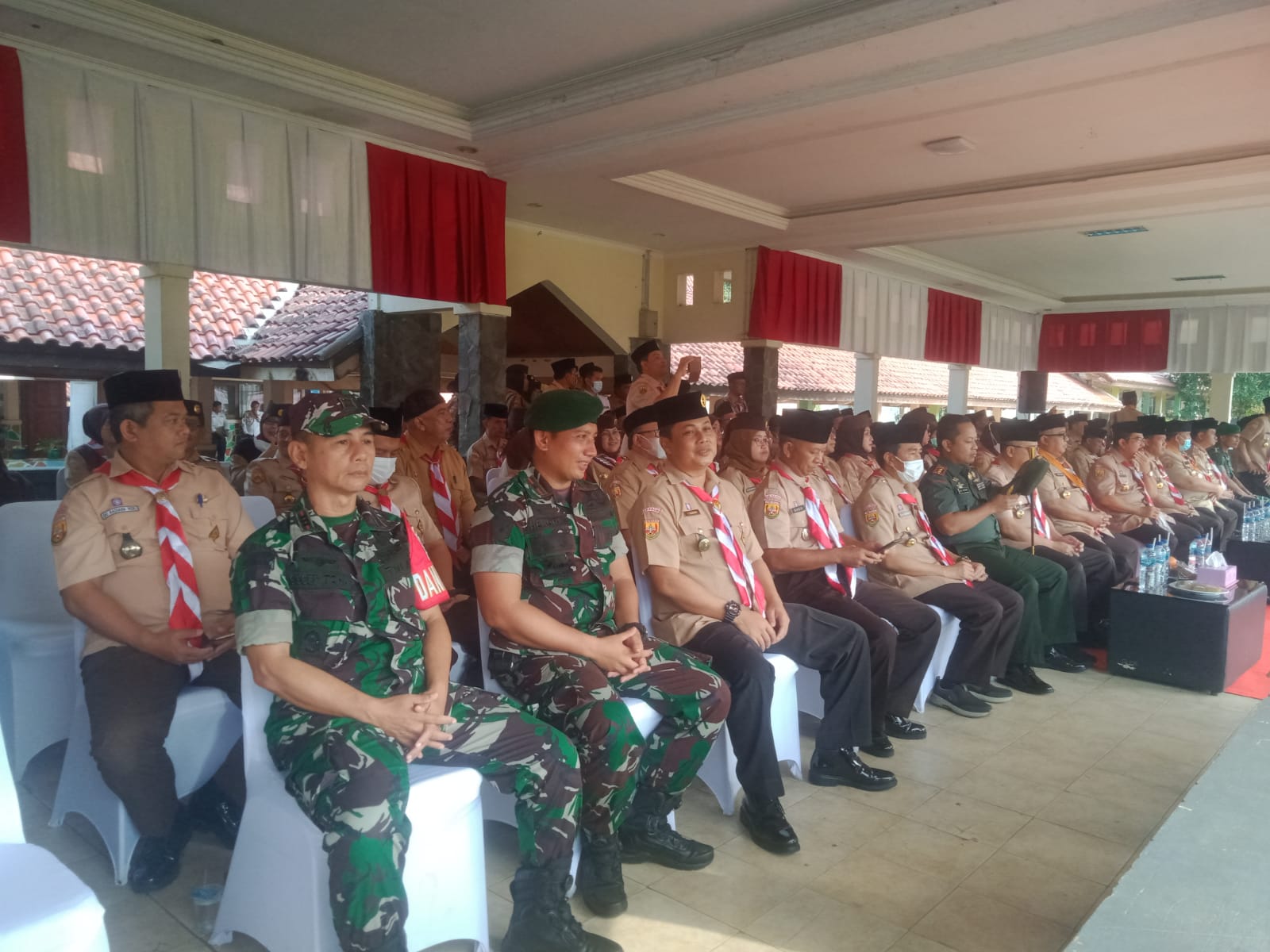 Dandim 0607/Kota Sukabumi Hadiri Peringatan Upacara Hari Pramuka Ke 61 Kabupaten Sukabumi